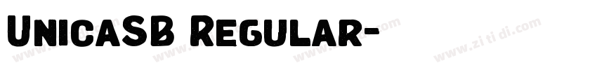 UnicaSB Regular字体转换 UnicaSB Regular字体转换